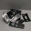 AT&T BL102-2 DECT 6.0 2-Handset Cordless Phone for Home with Answering Machine, Call Blocking, Caller ID Announcer, Audio Assist, Intercom, and Unsurpassed Range, Silver/Black