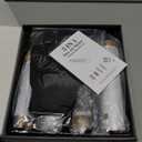 5 in 1 Blow Dryer Brush, Upgrade Hair Dryer Brush Air Curler Air Curling Wrap Styler, Detachable Hot Air Brush Negative Ion Curling Brush Iron, Hair Styling Tools for Drying Curling Straightening (White Gold)