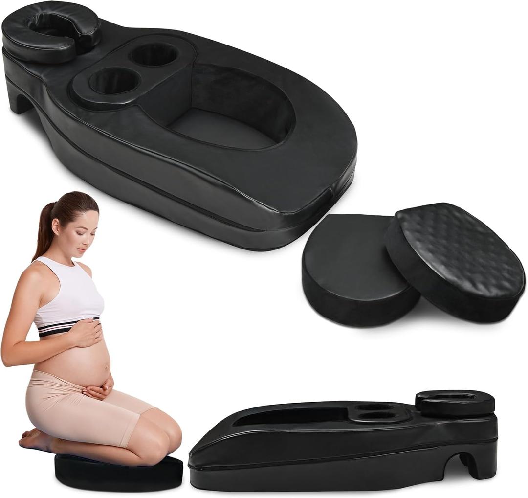 Pregnancy Massage Cushion & Headrest - Release Lower Back Pain, Prenatal Bolster for Full Body Relax, Maternity Massage Cushion After Breast Surgery, Storage Bag, Ideal for Home &Therapy Spa
