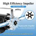 120V Electric Water Pump - 330 GPH Utility Pump, 1/10 HP for Rain Barrel, Garden Hose, Ponds, Pools, Aquariums, Hot Tubs