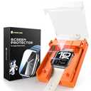 MAGIC JOHN 2 Pack for Apple Watch SE 3 (2025)/ SE 2/ SE/Series 6/5/4 44mm Screen Protector, [Automatic Align Tech] Self-Healing Flexible EPU Film for iWatch 44mm, HD Transparent, Anti Scratch, Bubble Free