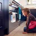 Chinoiserie Pink Christmas Tree Kitchen Towels, Coquette Bow Xmas Tree Decorative Hand Towels for Bathroom, Preppy Christmas Dish Tea Towels for Kitchen Decor, 16x24 Inch