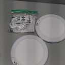 wowatt 2Pcs Battery Operated Ceiling Lights Rechargeable Motion Sensor Light Indoor Wireless Shower Light with Remote 3000K 4500K 6500K 7.48in Dimmable Timing Motion Activated Lamp for Closet Shower (3CCT-Round)