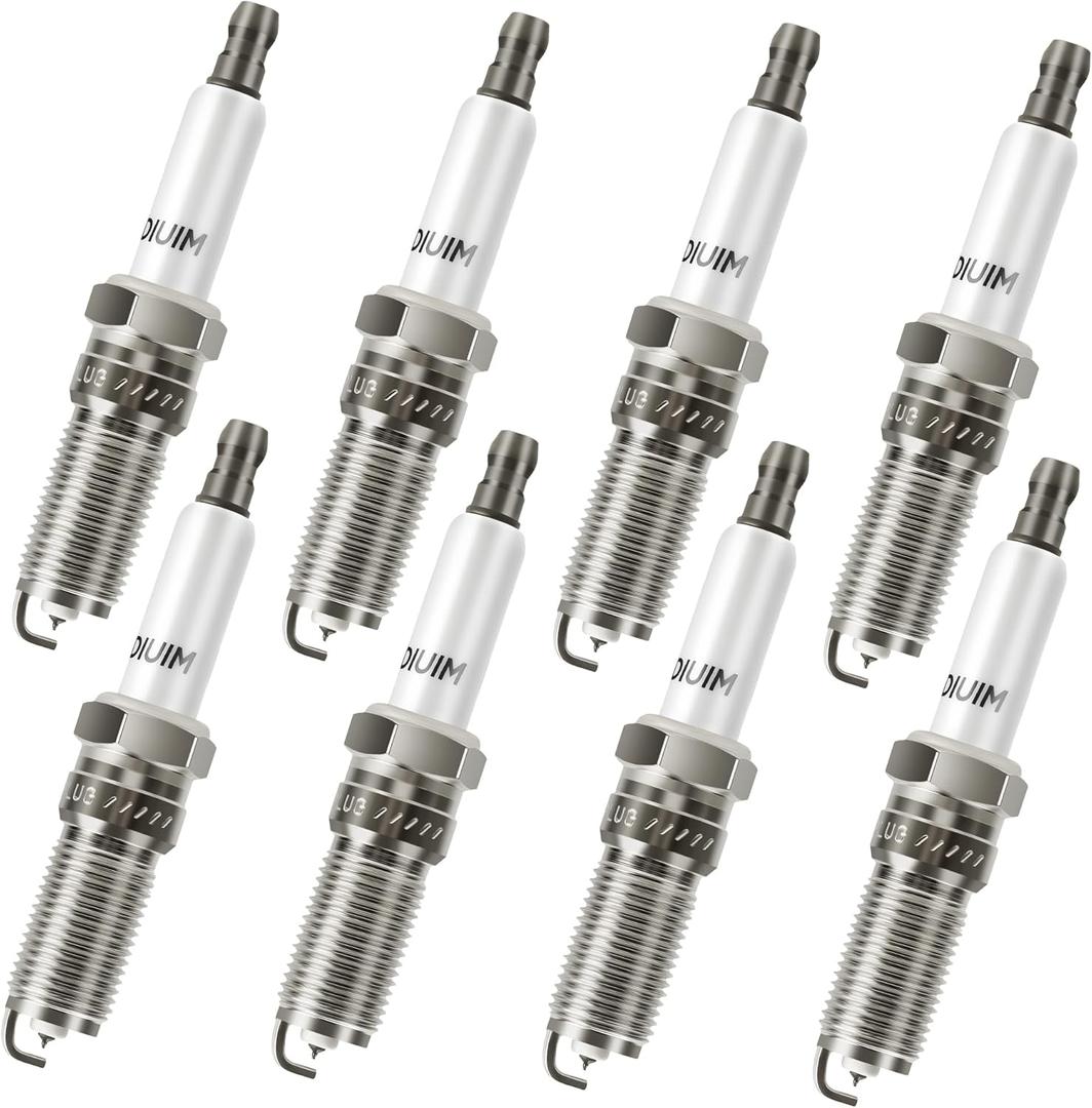 Iridium Spark Plugs 8 Pack 91418 Fits for 2014-2023 Chevy Silverado 1500 5.3 Tahoe Corvette Suburban & GMC Sierra 1500 Yukon, Yukon XL & Cadillac Escalade ESV Replaces 12622441, 41-114, ILTR5E11