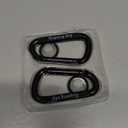 Carabiner Clip, 3" Iron Heavy Duty Carabiners 855lbs-11KN/2475lbs for Hammocks, Camping Accessories,Hiking,Keychains,Outdoors and Gym etc,D Shaped Spring Hook Small Carabiners for Dog Leash,Harness