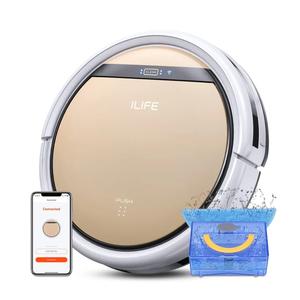 ILIFE V5s Plus Robot Vacuum and Mop Combo with Wi-Fi/App/Alexa, Automatic Self-Charging Robotic Vacuum Cleaner, Slim and Quiet, Cleans Hard Floors Carpets and Pet Hair (V5s Pro Upgrade Version)