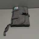 Kopi Baby Portable Diaper Changing Pad - Baby Diaper Changer Travel Bag with Wipes Pocket, Smart Design Portable Changing Mat, Infant Travel Station Kit, Gift for Newborn Girl & Boy - Grey, Premium