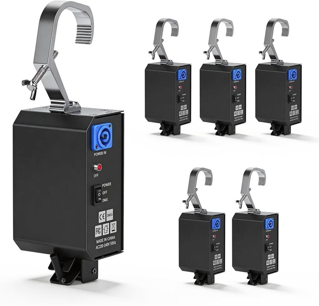 MOKA SFX DMX Kabuki Drop Effect Power Drop Machine Professional Stage Curtain Drop System for Theatrical Events, Concerts & TV Shows 6PCS/LOT