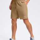 Pudolla Men's 7" Gym Workout Shorts with Zipper Pockets Lightweight Quick Dry Running Athletic Shorts for Men (L)