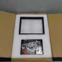 Boncoo 6 Light Black Chandeliers for Dining Room, Adjustable Height Linear Chandelier Kitchen Light Fixture, Modern Farmhouse Chandelier Rectangle Island Light for Kitchen Hanging Light Fixtures