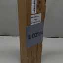 TONIAL Curtain Rod 32 to 58 Inch(2.6-4.8ft), Telescoping Splicing 3/4 Drapery Rods for Windows 20 to 53 Inch(1.7-4.4ft), Decorative Single Rod with Small Cap Finial, Black