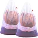 2 Pack Mesh Laundry Bags, 24 x 36 Inches Heavy Duty Drawstring Bag, Factories, College, Dorm, Travel and Apartment Dwellers, White