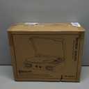 VinylsLink Vinyl Record Player with Built-in Stereo Speakers and Bass Adjust, Portable Vintage 3-Speed Belt-Driven, Bluetooth Input, RCA Line Out AUX in Headphone Jack, White Wood