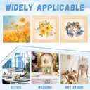 FSWCCK 15 Pack 4.72 x 4.72 inch Wood Panel Boards, Unfinished Wood Canvas Panels for Crafts, Painting Canvas, DIY Art Projects, Pouring, Arts Use with Oils, Acrylics