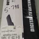 UltraPro Amplified TV Antenna, Indoor Bar Design, Long Range, Supports 4K 1080P HD Digital VHF UHF, Smart TV Indoor Antenna, Amplifier Signal Booster, Black, 47331