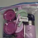 Pandaloo Smoothie Cups for Kids - Stainless Steel Toddler Tumbler with Straw, Sippy Cup for Smoothies - BPA-Free, Toddler Snack Cups, 10 oz (Pack of 4, Blueberry/Sweet Sage/Deep Purple/lilac)