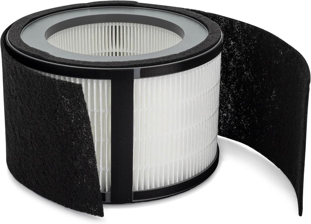 Crane Genuine Air Purifier Replacement Filter For Model EE-5068, HS-1946 HEPA Air Filter Replacement, Pack Of 1, 3-Stage Filtration For Better Indoor Air Quality