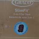 Graco Slimfit 3-in-1 Convertible Car Seat, Ultra-Space-Saving Design, Silas, Suitable for Rear and Forward-Facing, Highback Booster Seat with 10-Position Headrest