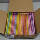 Leinuosen 200 Pcs Scented Pencils for Kids Cute Motivational Colorful Fun Wood HB Pencils Bulk with Erasers Fruit Elements for School Office Classroom Student