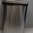 Kitchen Trash Can with Lid, 13 Gallon Automatic Garbage Can for Bathroom Bedroom Home Office 50 Liter Touch Free High-Capacity Brushed Stainless Steel Waste Bin