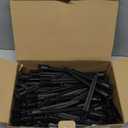 7.5 Inch 100-Pack Christmas Light Stakes for C7 C9 Christmas Lights Outdoor, Universal Plastic Light Stakes for Outdoor Holiday Lights Use on Garden Lawn Patio Path Walkway - Black