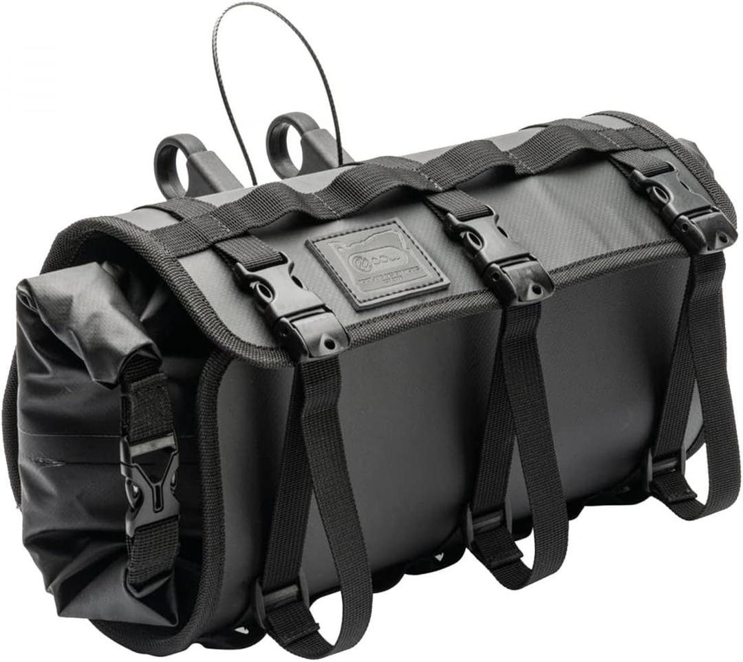 Portland Design Works Gear Belly Bikepacking Handlebar Bag Black Fits 22.0-31.8mm handlebars