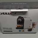 CHULUX Mini Espresso Machine for Nespresso Pod, 20 Bar Single Serve Coffee Maker, 1400W, White