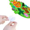 Winlyn 36 Sets Halloween Craft Kits Fall Crafts DIY Pumpkin Bat Black Cat Ghost Candy Corn Frankenstein Ornaments Art Crafts Sets Foam Stickers for Kids Classroom Activities Halloween Party Treats