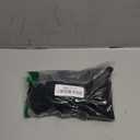 Trendy Street Basic Double-Layer Cotton Simple Stretchy Tube Pencil Mini Skirt (X-Large Short, Black)