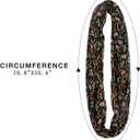 GERINLY Light Circle Scarves, Print Infinity Loop Scarf Head Wrap for Women