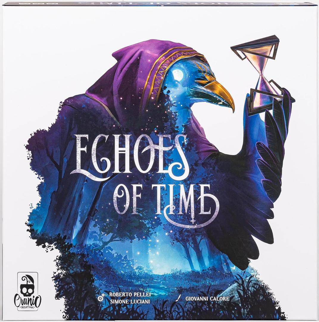CrowD Games | Echoes of Time | 2-4 Players | Ages 12 and up | Strategy | Hand Management | Combo | Flexible Playstyle | 30-60 min