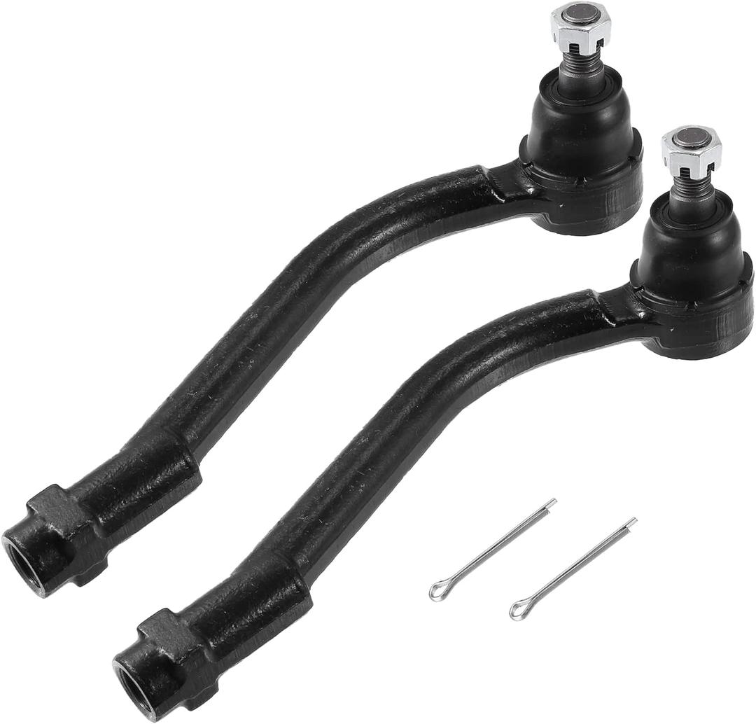 X AUTOHAUX 2pcs Front Outer Tie Rod End Links Suspension Steering Tie Rod End Kit ES800035 ES800055 for Hyundai Santa Fe 2007-2012 for Kia Sorento 2011-2013 for Hyundai Veracruz