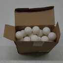 Ping Pong Balls White 15 or 50 Pack, Professional ABS Table Tennis Ball 1 Star 40mm Official Size + Weight, for Training & Practice - Durable High Performance
