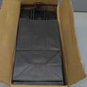 MESHA Black Gift Bags 5.25x3.75x8 Inch Small Kraft Paper Bags with Handles Bulk,100 Pack for Small Business,Wedding Party Favor