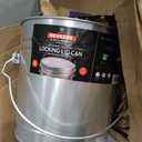Behrens Galvanized Steel Can with Locking Lid 6 Gallon, 1 Bucket