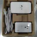 TPLink Powerline WiFi Extender TLWPA7617 KIT  Includes AV1000 Powerline Ethernet Network Adapter and AC1200 Dual Band Extender, Gigabit Port, Passthrough, OneMesh, Ethernet Over Power, Plug & Play