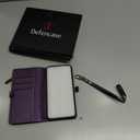Defencase for Samsung Galaxy S24+/ S24 Plus Magnetic Wallet Case Compatible with Magsafe with RFID Blocking Zipper & Card Holder, PU Leather Detachable Phone Case for Galaxy S24+/ Plus 5G 6.7", Purple