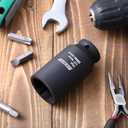 Feekoon Axle Nut Impact Socket, 30mm, 12 Point, 1/2 Inch Drive, CR MO, Spindle Nut Socket for Removing Axle Shaft Nuts, Universal Fit Nuts Remover, Deep Well Hub Release Tool for Impact Wrench