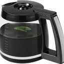 14-Cup Glass Coffee Carafe Replacement Compatible with Cuisinart Models DCC-3200P1, DCC- 3200, DCC-2200RC, Coffee Pot Replacement 14 Cup with Ergonomic Handle and Dripless Spout