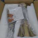 MWZ Gold Sconces Set of 2, Modern Brass Wall Sconces Lighting Fixtures with Metal Shade, Indoor Decor Wall Mount Swing Arm Lamp for Bedroom,Bedside,Kitchen,Hallway,Living Room,Reading,Bar