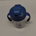 Dr. Brown's Milestones Baby's First Straw Cup, Training Cup with Weighted Straw, 9 oz/270 mL, BPA-free, 6m+, Dark Blue, 1-Pack