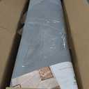Kitchen Rugs 24" x 84", Non-Slip Runner Rugs, Bluish Grey & Charcoal