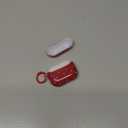 White Polka Dot Red Case with Lock for Airpods 3 Gen,Vintage Aesthetic Pattern Stylish Luxury Trendy Retro Girls Women Protective Cover for Airpod 3rd Genetation