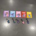 24 Pack Valentines Day Cards for Kids with Key Chains for Valentine's Classroom Exchange, Valnetine's Day Gifts for Kids Party Favor, Game Prizes