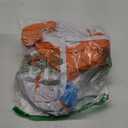 JOYIN Inflatable Pool Float Set Volleyball Net & Basketball Hoops, Floating Swimming Game Toy for Kids and Adults, Summer Floaties, Volleyball Court (105x28x38)|Basketball (27.6x23),L-Orange