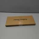 2 x Solino Home Linen Table Runner 48 Inches - 100% Pure Linen Beet and Cream Table Runner 14 x 48 Inch Ideal for Dresser and Coffee Tables - Valentines, Spring - Morgan Check