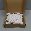 48 Pcs Dog Clothes Hangers 7 Inch Wide Non-Slip Plastic Pet Clothes Hangers Pet Clothing Holder Coat Hanger for Small Dog Cat Puppy Chihuahuas(White)