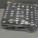 MEETSKY Boho Couch Cover Sofa Covers, Chenille Geometric Dark Grey Couch Covers for 2 Cushion Couch Sofa for Dogs, Washable Slipcover for Cat Sofa Protector with Tassels, 71" x 118"