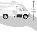 International 4200 Line Maintenance Service Truck White Long Haul Trucker Series 1/43 Diecast Model by New Ray