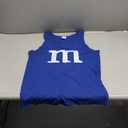 Letter M Funny Group Halloween Team Easy Lazy Costume Tank Top, Size: S